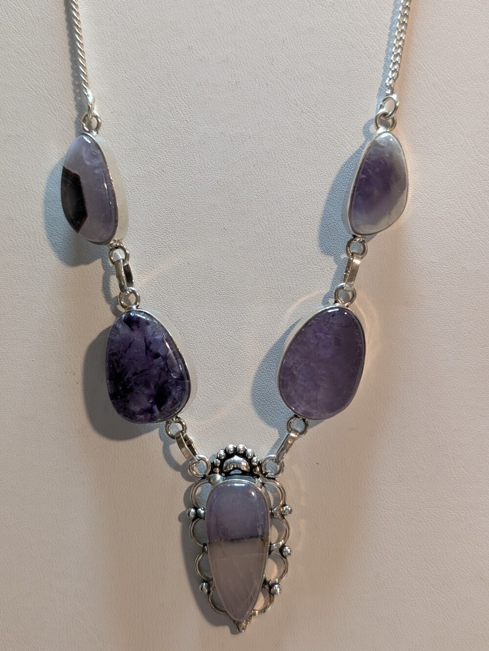 Chunky Amethyst Necklace